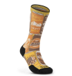 Socks, Manufacturer : 5.11, Model : Sock & Awe 99 Beers Sock, Color : Battle Brown