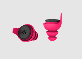 Earplugs; Model : XP Reactor, Manufacturer : AXIL, Size : M/L, Color : Pink