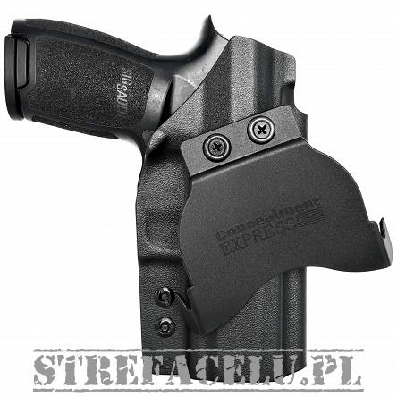 OWB Holster, Compatibility : Sig Sauer P320 Compact/Carry, Manufacturer : Concealment Express, Material : Kydex, For Persons : Left Handed, Color : Black
