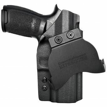 OWB Holster, Compatibility : Sig Sauer P320 Compact/Carry, Manufacturer : Concealment Express, Material : Kydex, For Persons : Left Handed, Color : Black