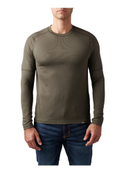 Men's Shirt, Manufacturer : 5.11, Model : Tropos Long Sleeve Baselayer Top, Color : Ranger Green