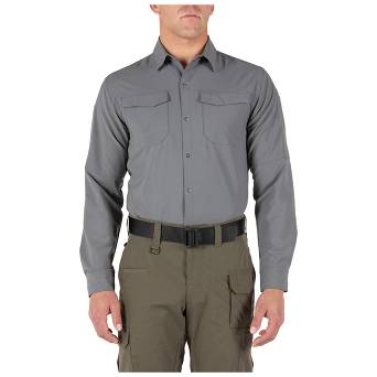 Men's Shirt, Manufacturer : 5.11, Model : Freedom Flex Long Sleeve Shirt, Color : Storm