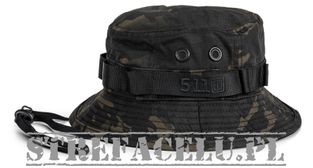 Hat, Manufacturer : 5.11, Model : Boonie Hat, Color : Multicam Black