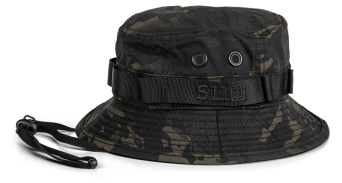 Hat, Manufacturer : 5.11, Model : Boonie Hat, Color : Multicam Black