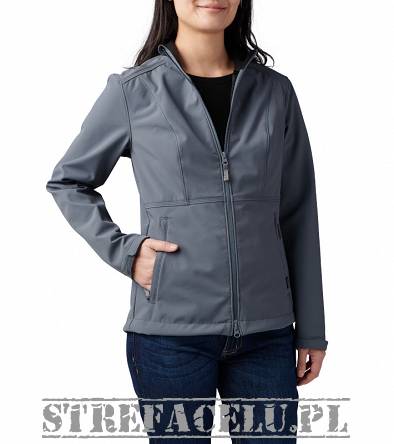 Women's Jacket, Manufacturer : 5.11, Model : Leone Softshell Jacket, Color : Turbulence