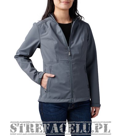 Women's Jacket, Manufacturer : 5.11, Model : Leone Softshell Jacket, Color : Turbulence