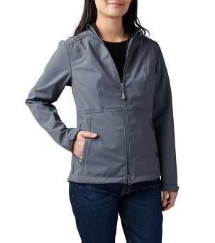 Women's Jacket, Manufacturer : 5.11, Model : Leone Softshell Jacket, Color : Turbulence