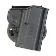 One Piece Paddle Holster 1911 Officer’s Pistols IMI Defense Z8080 - Black