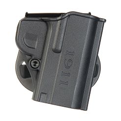 One Piece Paddle Holster 1911 Officer’s Pistols IMI Defense Z8080 - Black