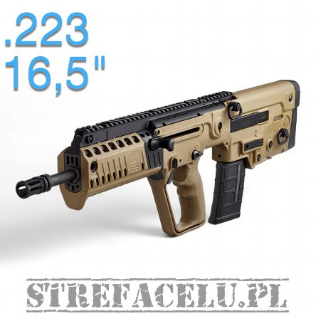 IWI Rifle, Model : Tavor X95, Design : Bullpup, Barrel Length : 16.5 inches, Color : Flat Dark Earth, Caliber : .5.56x45mm / .223 Rem