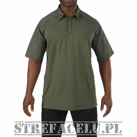 Men's Polo, Manufacturer : 5.11, Model : Rapid Performance Short Sleeve Polo, Color : TDU Green