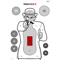 Shooting Target "Frenchman", Pieces : 1, Manufacturer : polskietarcze.pl