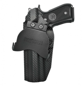 OWB Holster, Compatibility : Beretta M9/M9A1/A3, Manufacturer : Concealment Express, Material : Kydex, For Persons : Right Handed, Finish : Carbon