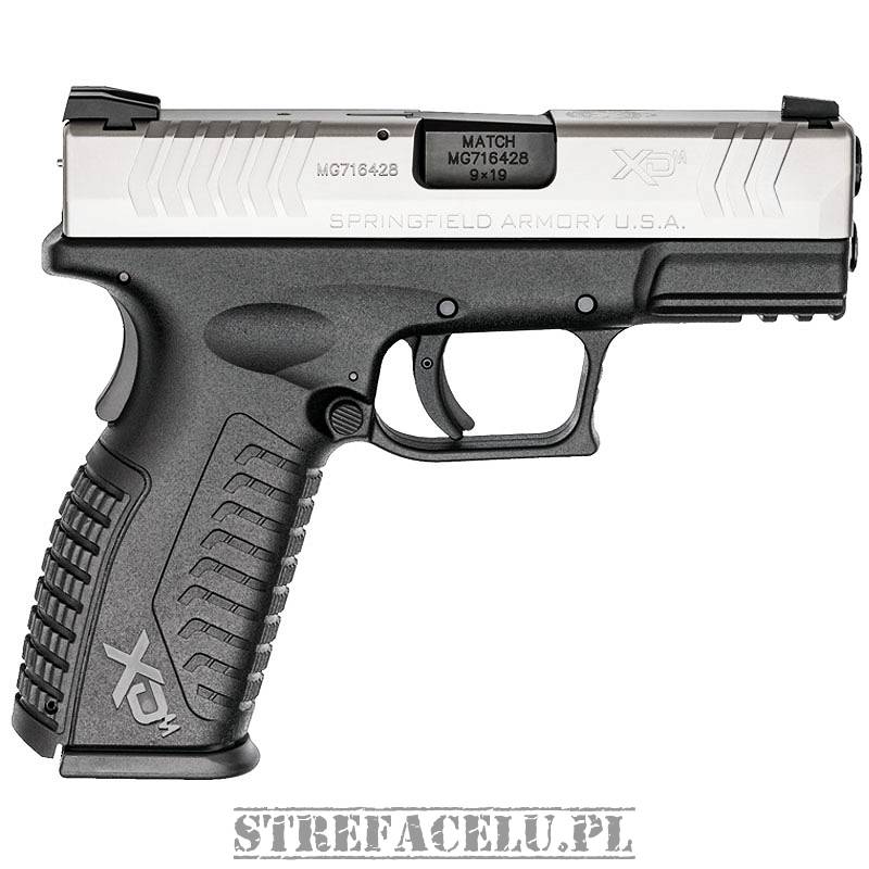 Pistol XDM-9 3,8 silver/black TargetZone