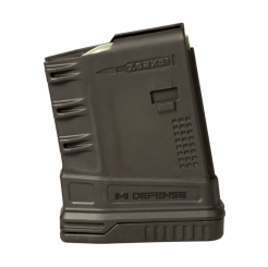 Polymer 2nd Generation Magazine, Manufacturer : IMI Defense (Israel), Compatibility : AR15/M16, Capacity : 10 rounds Limited To 5 rounds, Caliber : 7,62x51, Color : Black