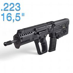 IWI Rifle, Model : Tavor X95, Design : Bullpup, Barrel Length : 16.5 inches, Color : Black, Caliber : .5.56x45mm / .223 Rem