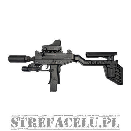 IWI Pistol, Model : Uzi Pro, Barrel Length : 4.5 inches, Stock : Foldable, Caliber :. 9x19mm