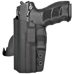 Left external holster for H&K P30 pistol, LH OWB kydex, color: black