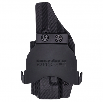 OWB Holster, Compatibility : Sig Sauer P320 FS OR, Manufacturer : Concealment Express, Material : Kydex, For Persons : Right Handed, Finish : Carbon