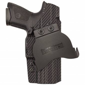 OWB Holster, Compatibility : Beretta APX, Manufacturer : Concealment Express, Material : Kydex, For Persons : Right Handed, Finish : Carbon