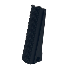 Mainspring Housing - 1911 - Black - Checkered - For Magwell - MIM