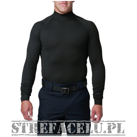 Men's Semi-Golf, Manufacturer : 5.11, Model : Mock Neck Long Sleeve Top, Color : Black