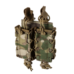 Pouch for 2 Pistol Magazines, Manufacturer : 5.11, Model : Flex Double Pistol Mag Multi Pouch, Camouflage : Multicam