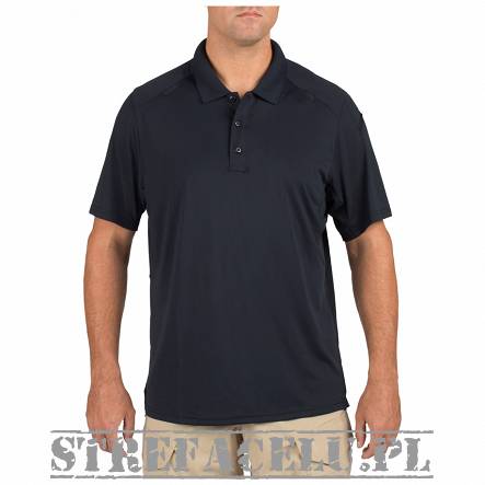 Men's Polo, Manufacturer : 5 11, Model : Helios Short Sleeve Polo, Color : Dark Navy