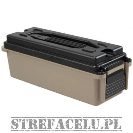 Ammo Box, Manufacturer : Berrys Mfg, Color : Tan, Size : Small, Compatibility : Multicaliber