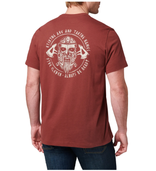 Men's T-shirt, Manufacturer : 5.11, Model : Kicking Axe Tee, Color : Spartan