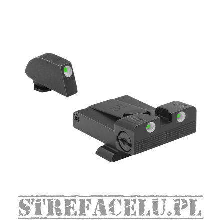 Tritium Sights Suppressor for Glock 17/19/22/23/31/32/33/34/35/36/37/38/39 Meprolight ML-102243191 Tru-Dot (G/G)