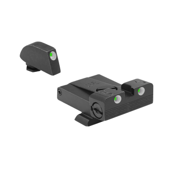 Tritium Sights Suppressor for Glock 17/19/22/23/31/32/33/34/35/36/37/38/39 Meprolight ML-102243191 Tru-Dot (G/G)