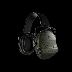 Active headphones Sordin Supreme T2 - Green HB Leather MF - 303006-10P