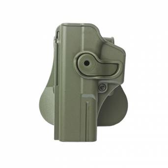 IMI Defense - Left Roto Paddle Holster for Glock 17/22/28/31 -Green
