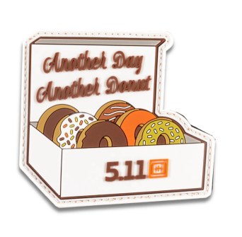Patch, Manufacturer : 5.11, Model : Another Donut Patch, Color : White
