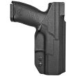 Inside left holster for CZ P-10C OR pistol, LH IWB kydex, color: black - 2