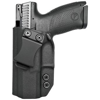 Inside left holster for CZ P-10C OR pistol, LH IWB kydex, color: black