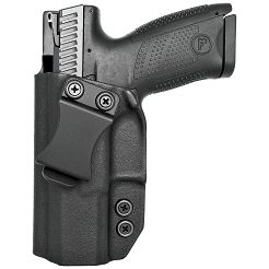 Inside left holster for CZ P-10C OR pistol, LH IWB kydex, color: black