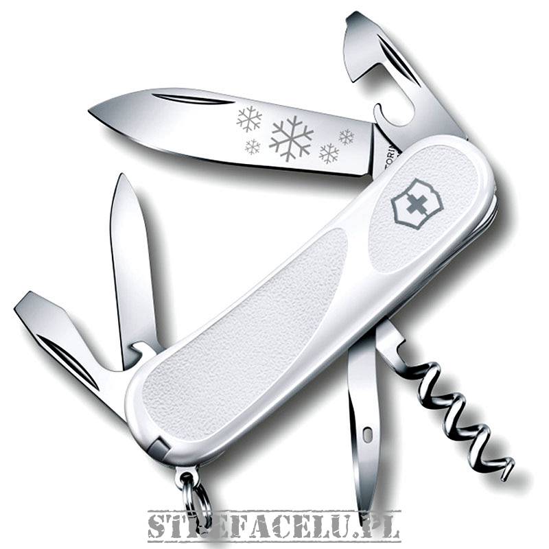 Victorinox Pocket Knife Evolution Grip 10 White Christmas 2016, white, 85mm  TargetZone