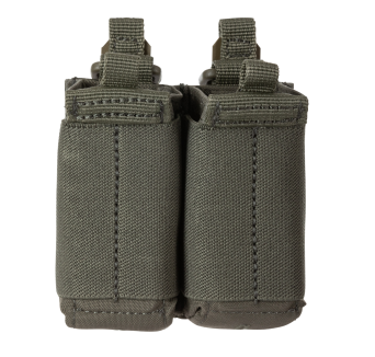 Pouch For 2 Pistol Magazines, Manufacturer : 5.11, Model : Flex Double Pistol Mag Pouch 2.0, Color : Ranger Green