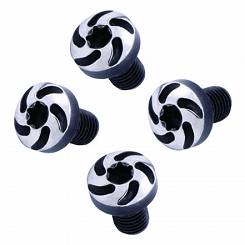 Grip Screw Stainless Steel Spiral set (4 pcs) #10114