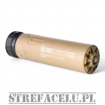 Tłumik huku Silent Steel Flow Compact Streamer 5.56 Magpul FDE QDL