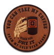 Patch, Manufacturer : 5.11, Model : Coffee Leather Patch, Color : Brown