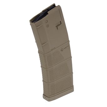 Polymer Magazine AR-15 / M4, Manufacturer : MFT (USA), Caliber : 5,56 x 45 mm / .223, Capacity : 30, Color : Dark Earth