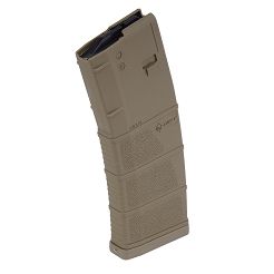 Polymer Magazine AR-15 / M4, Manufacturer : MFT (USA), Caliber : 5,56 x 45 mm / .223, Capacity : 30, Color : Dark Earth