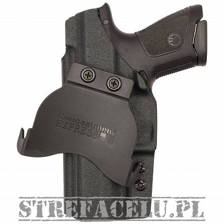 OWB Holster, Compatibility : Beretta APX, Manufacturer : Concealment Express, Material : Kydex, Color : Black