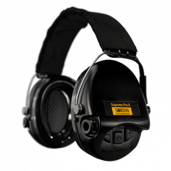 Słuchawki aktywne MSA Supreme Pro-X Czarne Nagłowne Pałąk tekstylny