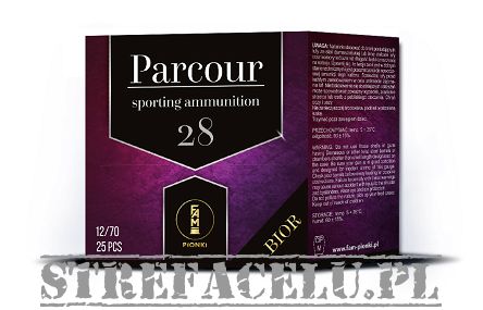 Amunicja śrutowa Parcour 28g  7,5-2,40mm // 12/70 - FAM PIONKI