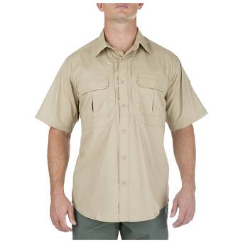Men's Shirt, Manufacturer : 5.11, Model : Taclite Pro Short Sleeve Shirt, Color : TDU Khaki