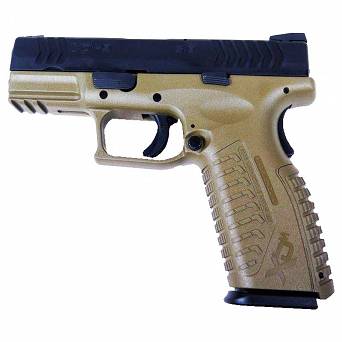 Pistol XDM-9 3,8 black // brown